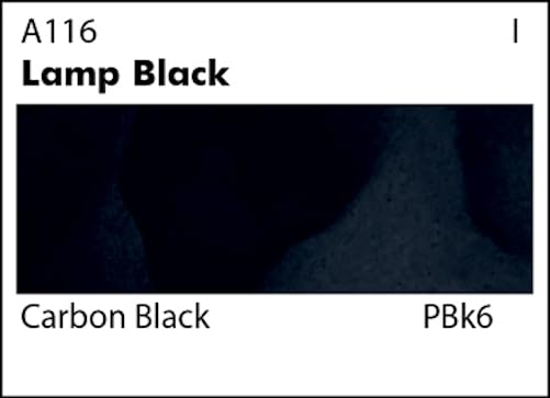 Grumbacher Academy Watercolor Paint  7.5ml/0.25 Ounce  Lamp Black (A116) - Image 2